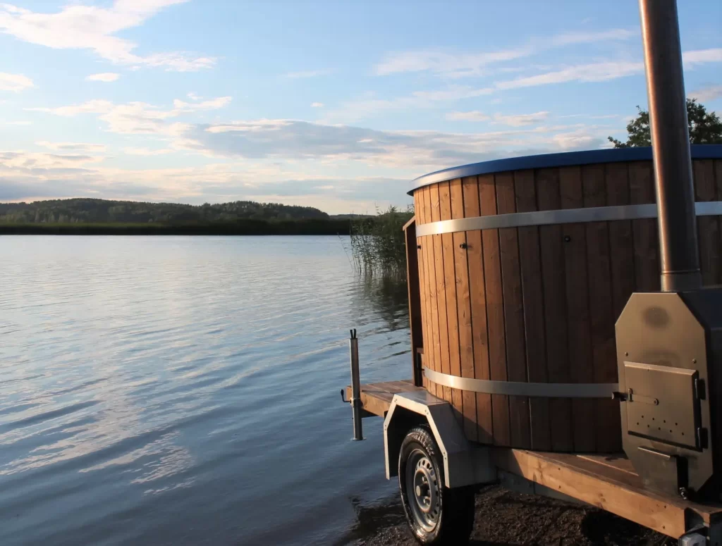 Paljukärry meren rannalla Turussa.